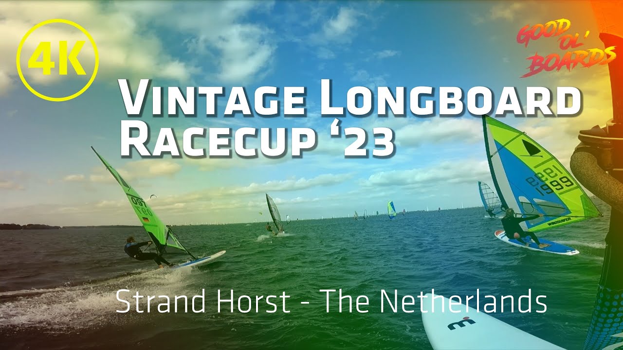 4K) Vintage Longboard Windsurfing Race Cup -2023 - By Good Ol\' Boards en  Telstar Windsurfing (4K) - YouTube