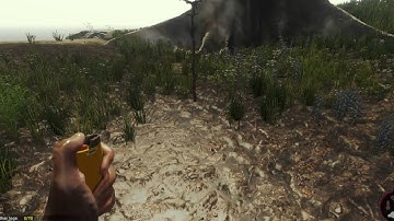 The Forest - Flares & Cassette Player (Music) Acquired Tree w Effigy on Cliff, Explore Head to Camp