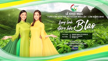 Khai mạc Tuần văn hoá Trà và Tơ lụa Lâm Đồng 2019 - Lung linh đêm hội B’Lao