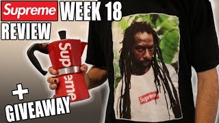 SUPREME SS19 Week 18 In Hand Review + GIVEAWAY - Buju Banton Photo Tee