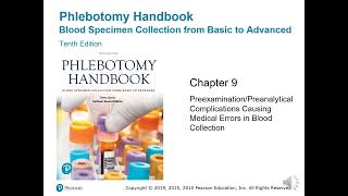 Chapter 9: Preexamination/Preanalytical Complications Phlebotomy Lecture
