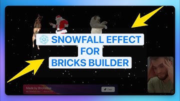 ❄️ Snowfall Effect for Bricks Builder, no plugins | BricksBee