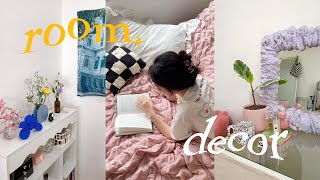 ROOM MAKEOVER (VLOG) • decor unboxing haul, diy foam mirror, building new furniture