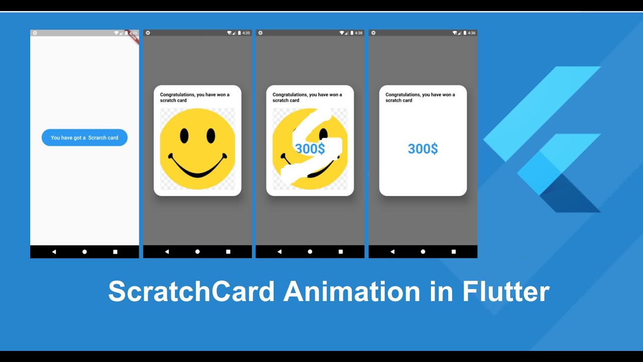 Scratchcard Animation in Flutter | Flutter Animations