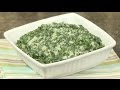 Creamless creamed spinach