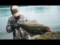 How to Catch, Clean, and Cook Halibut! (Alaska Halibut Fishing)