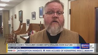 Pastor reacts after Treasurer charged with stealing money