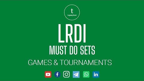 CAT LRDI Must Do Sets | 100+ CAT Level DILR Practice Sets | Games and Tournaments