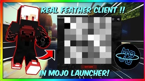 How To Install Feather Client in Mojo Launcher | 500+ FPS in Low End Device