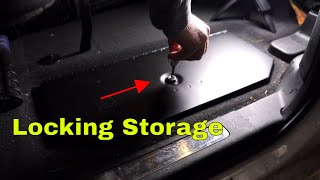 RAM Tuffy Products In Floor Storage Locking Safe Install