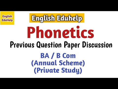 essay questions on phonetics