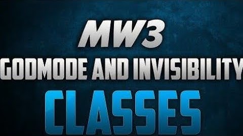 Mw3 godmode and invisible hack free ps3