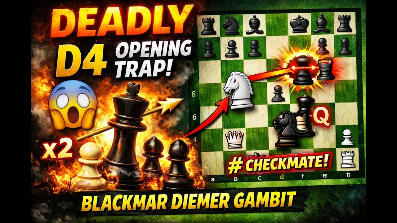 Blackmar Gambit Part 2 | Powerful D4 Opening Trap Explained