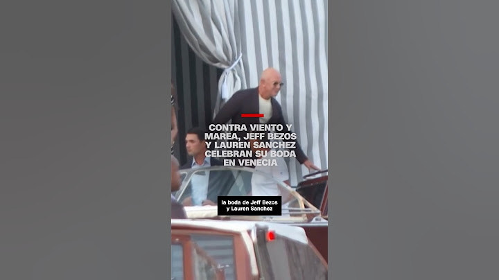 Contra viento y marea, Jeff Bezos y Lauren Sanchez celebran su boda en Venecia