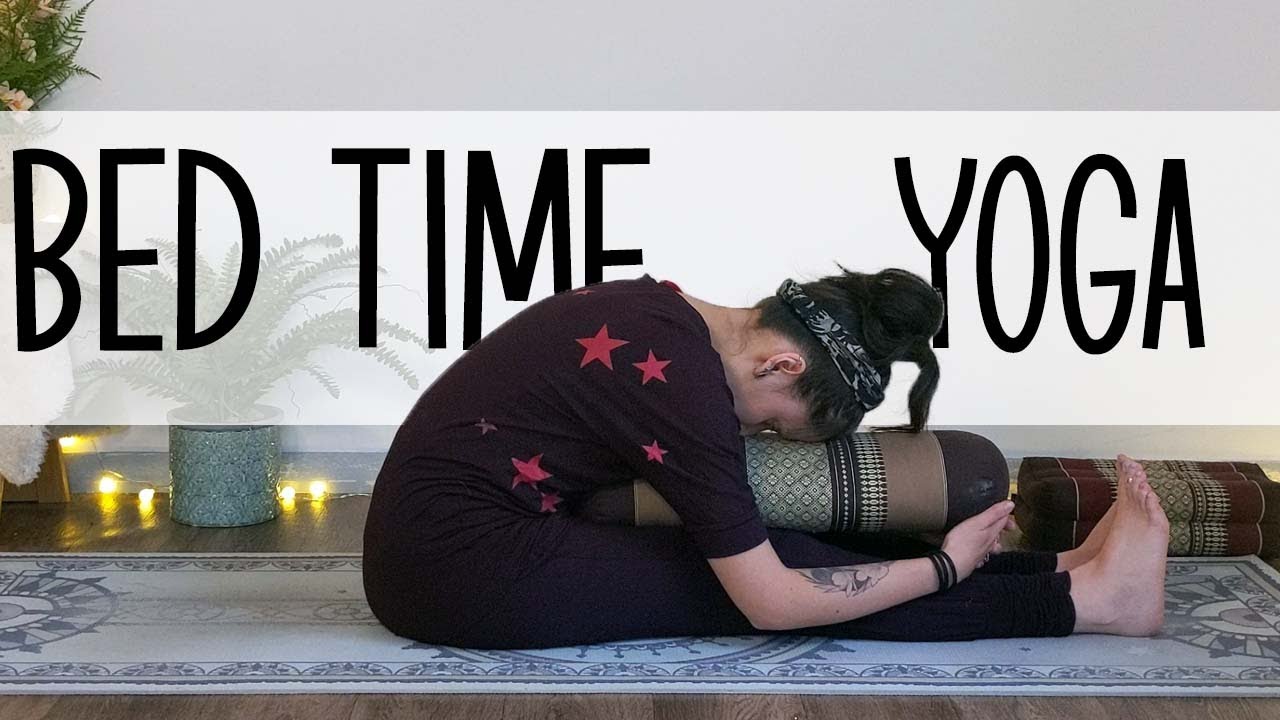 10 Minute Yoga to Relax Before Bed - During Stressful times - Stretch and Calm - Hatha Yoga