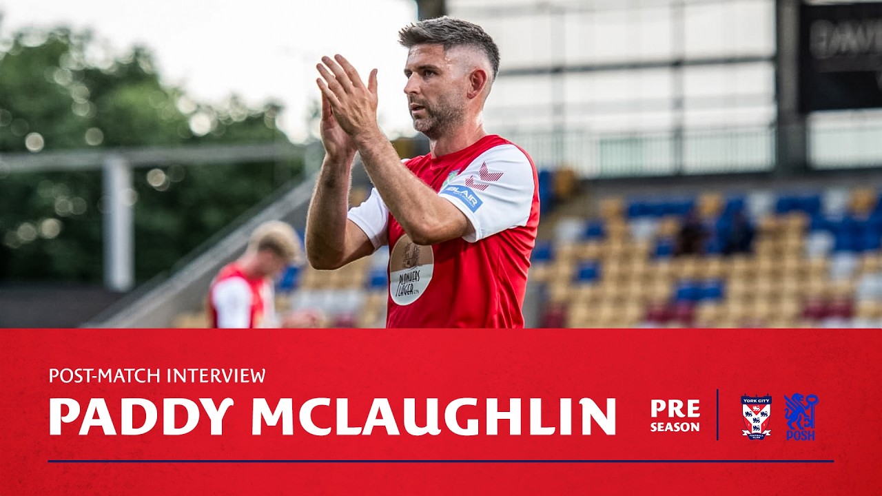 💬 Post-Match Interview | Paddy McLaughlin | Peterborough United (H)