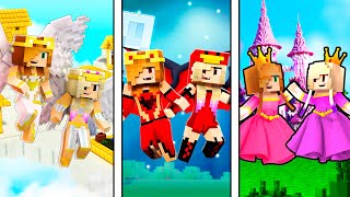 Minecraft PERO nos CONVERTIMOS en… TOP 5 videos de LYNELA en Minecraft