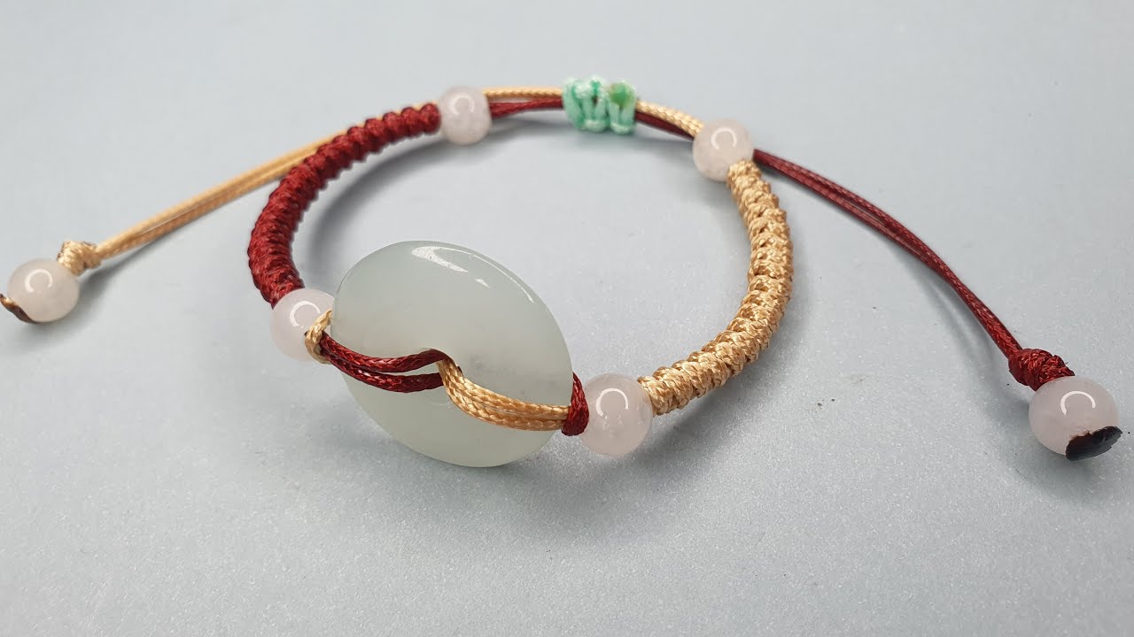 How to make a bracelet with donut stones