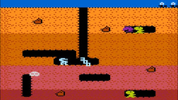 Dig Dug for the Atari 8-bit family