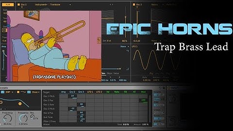 Making Trap Horns - Ableton Wavetable
