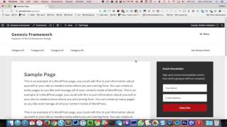 Off-Canvas menu in Genesis using JS Offcanvas