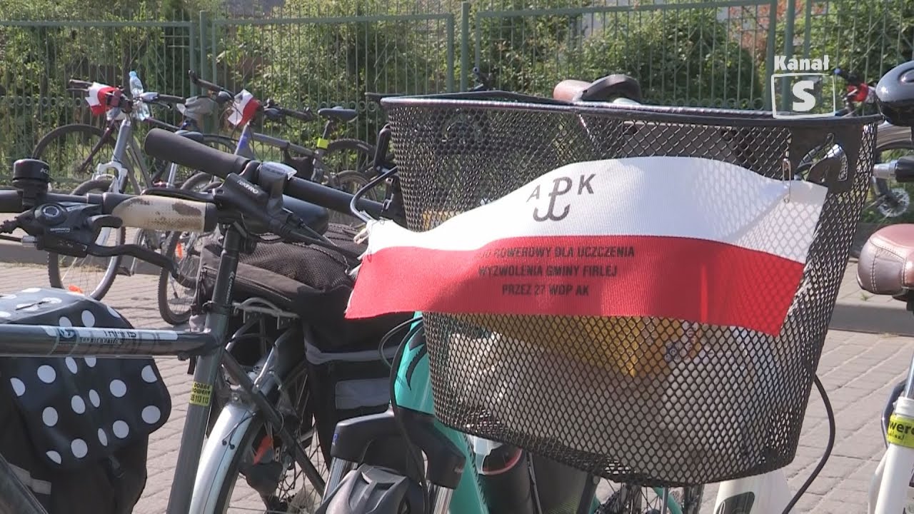Rajd Rowerowy dla Uczczenia Wyzwolenia Gminy Firlej przez 27 WDP AK - Telewizja Kanał S