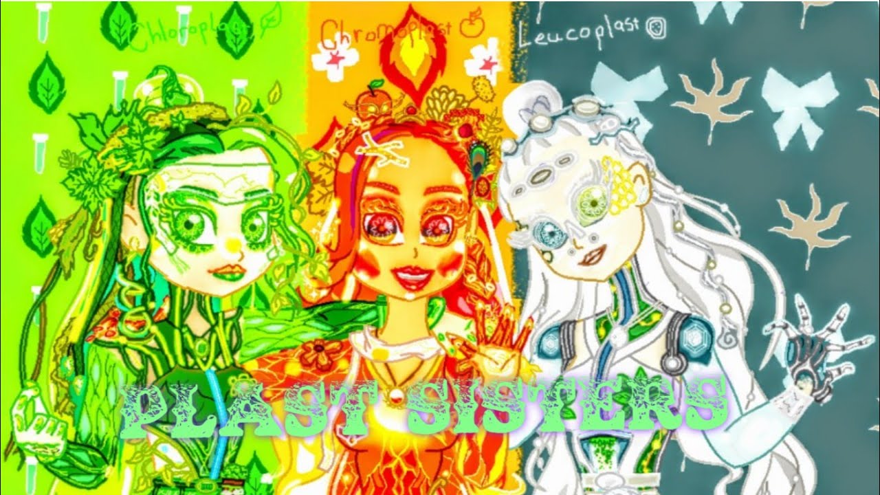 |SPEEDPAINT| Kloroplast,Kromoplast,Lökoplast 🌿🌺⚪