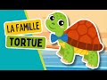 La famille tortue  comptines et chansons par les mmeries