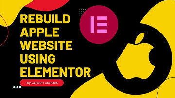 Re-Build Apple Website in WordPress using Elementor Page Builder