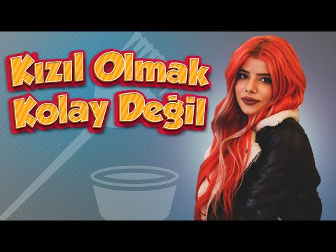 KIZIL OLMAK KOLAY DEĞİL! | CEMRE SOLMAZ'I KIZIL YAPTIM