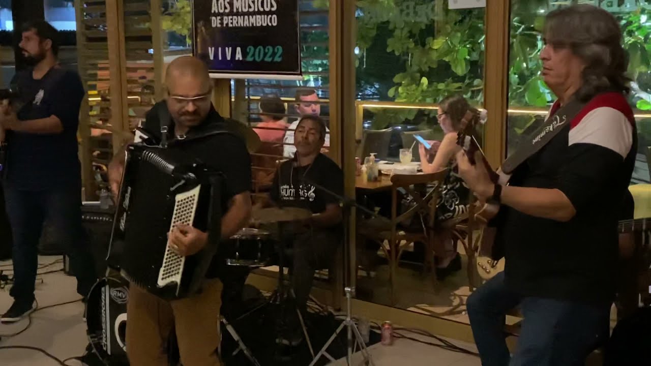 BETO HORTIS no encontro dos músicos. É a sanfona no frevo e no forró!