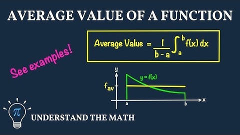 Average Value of a Function | Definition, Formula, and Examples