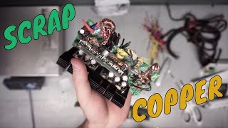 MAKE MONEY SCRAPPING A COMPUTER POWER SUPPLY | Scrap Copper | Scrap Aluminum | Scrap Wires