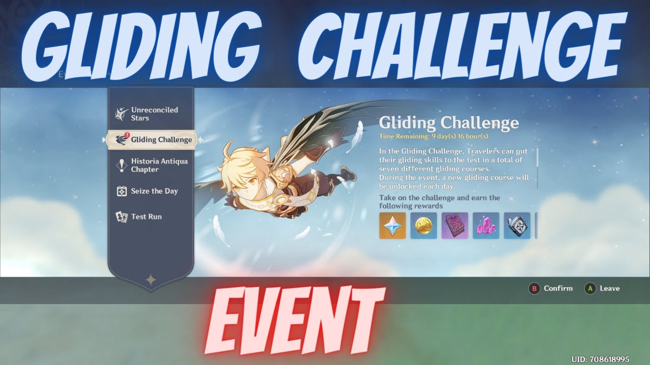 Gliding Challenge Event Genshin Impact YouTube