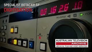 Betacam Sp Videotape Digitisation Specialist Australian Television Archive