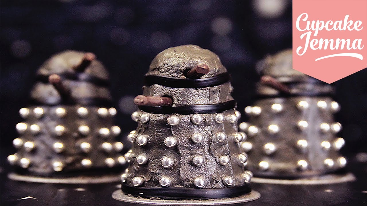 Doctor Who DALEK Cupcakes | Cupcake Jemma | CupcakeJemma