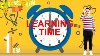Invatam sa citim CEASUL cu Arian, Learning reading time on watch with Arian | COLORCOUNTFUN screenshot 5