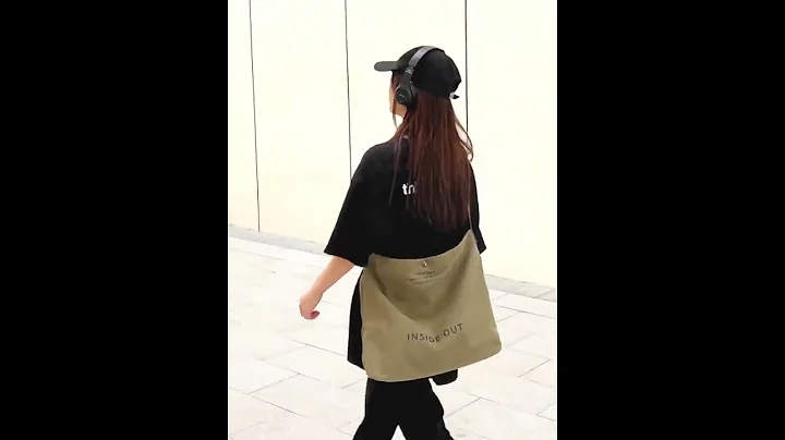 日系文藝風大容量帆布包手提包 - 天天要聞