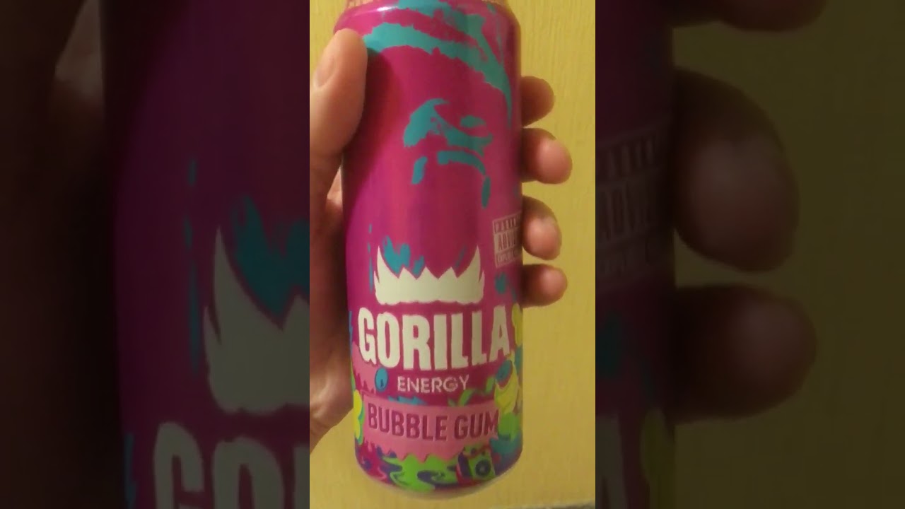 Gorilla Energy BUBBLE GUM неплох 