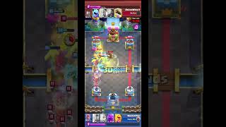 IMPOSSIBLE TO DEFEND — Elixir Golem + Healer Last Minute Push 💀 #ClashRoyale #gaming