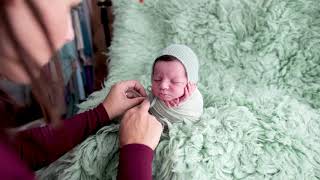 Newborn photography - Behind the scenes
