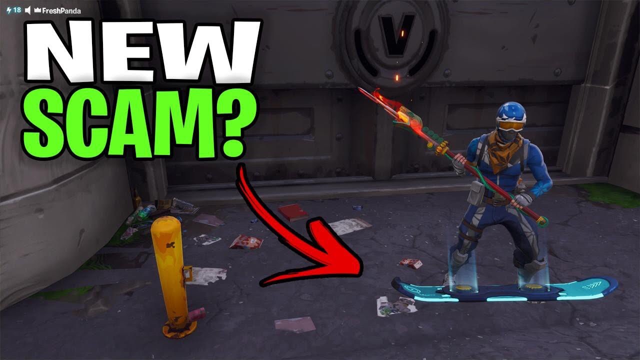 *NEW SCAM* Mythic Hover Board Scam! (Scammer Get Scammed) Fortnite Save The World