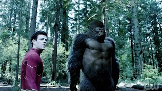 Red Death Shows Grodd's Change to Barry | The Flash 9x05 [HD] Resimi