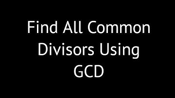 15. Find All Common Divisors of Two Numbers Using GCD | C Programming Explained