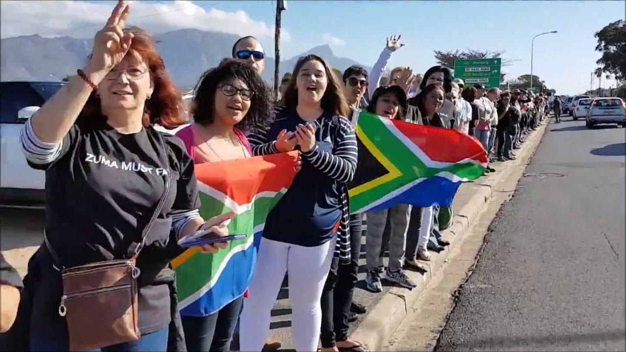 Zuma Must Fall protests: Cape Town 2017 - YouTube