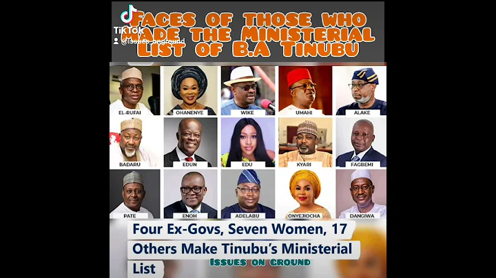 Those to Work With Tinubu As Ministers. #fypシ #newsupdate #nigeria #africa