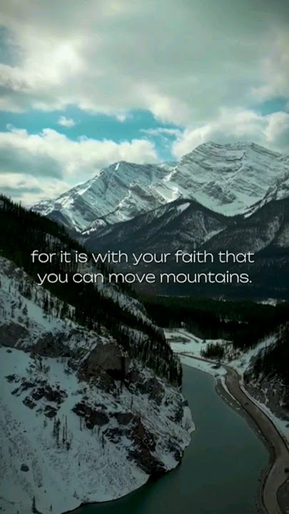 with your faith you can move mountains #motivation #fruitofthespirit #quotes