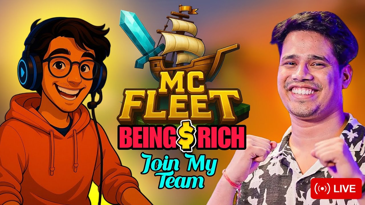 Dealing In Dollers!! McFleet SMP | Day 5 | Join My Team | Minecraft Live  