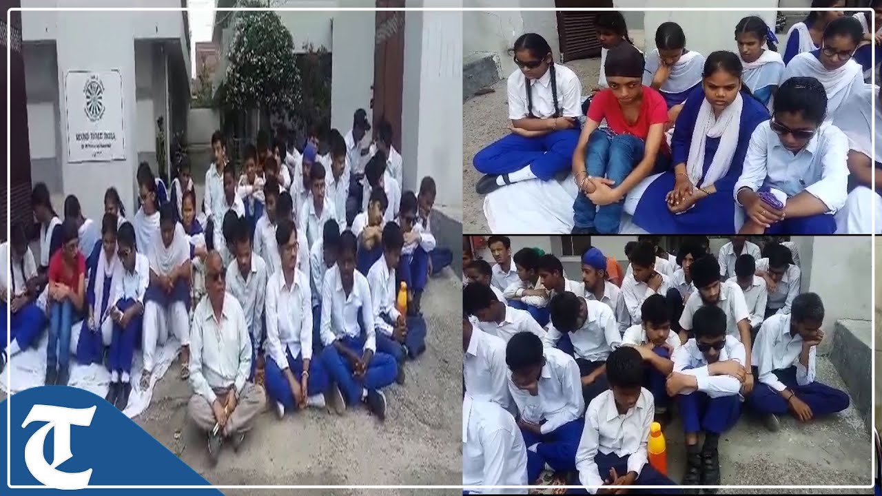 Ludhiana: Vocational Training Centre students hold dharna in support of their demands