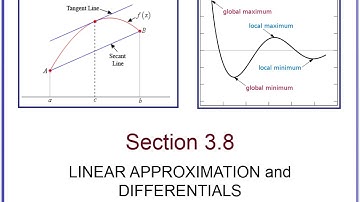 3.8 Linear Approximation and Differentials